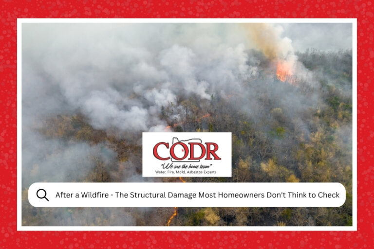 After a Wildfire in Central Oregon - The Structural Damage Most Homeowners Don't Think to Check