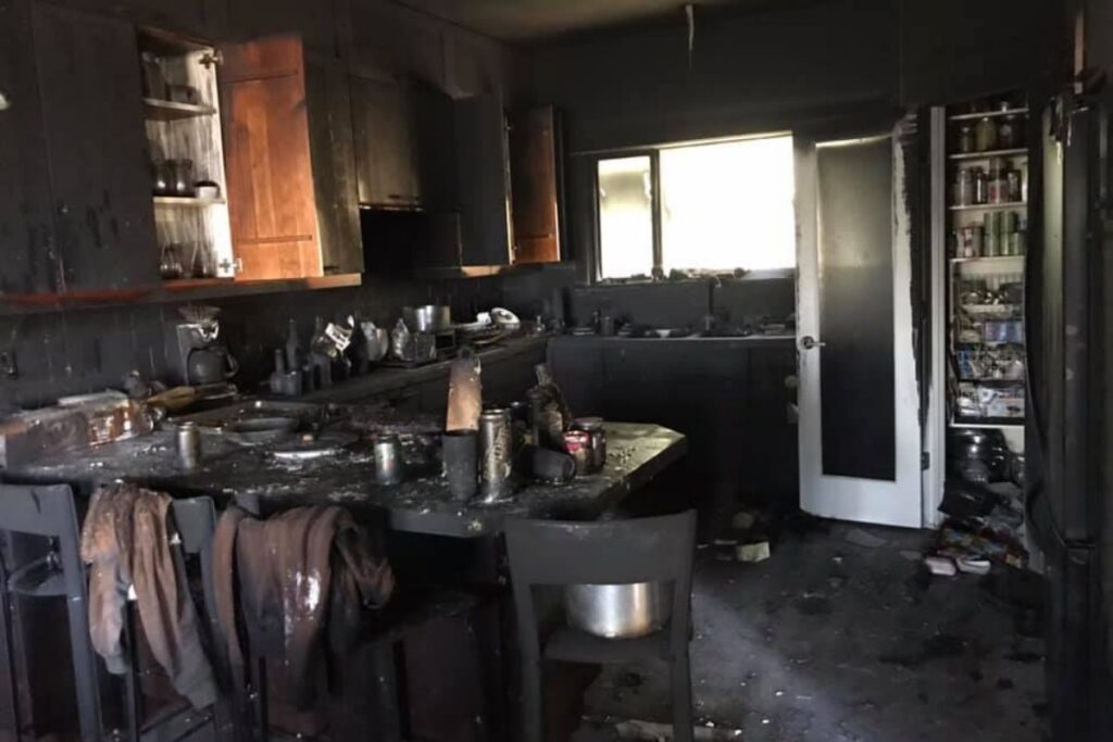 Kitchen fire damage restoration in Bend, OR